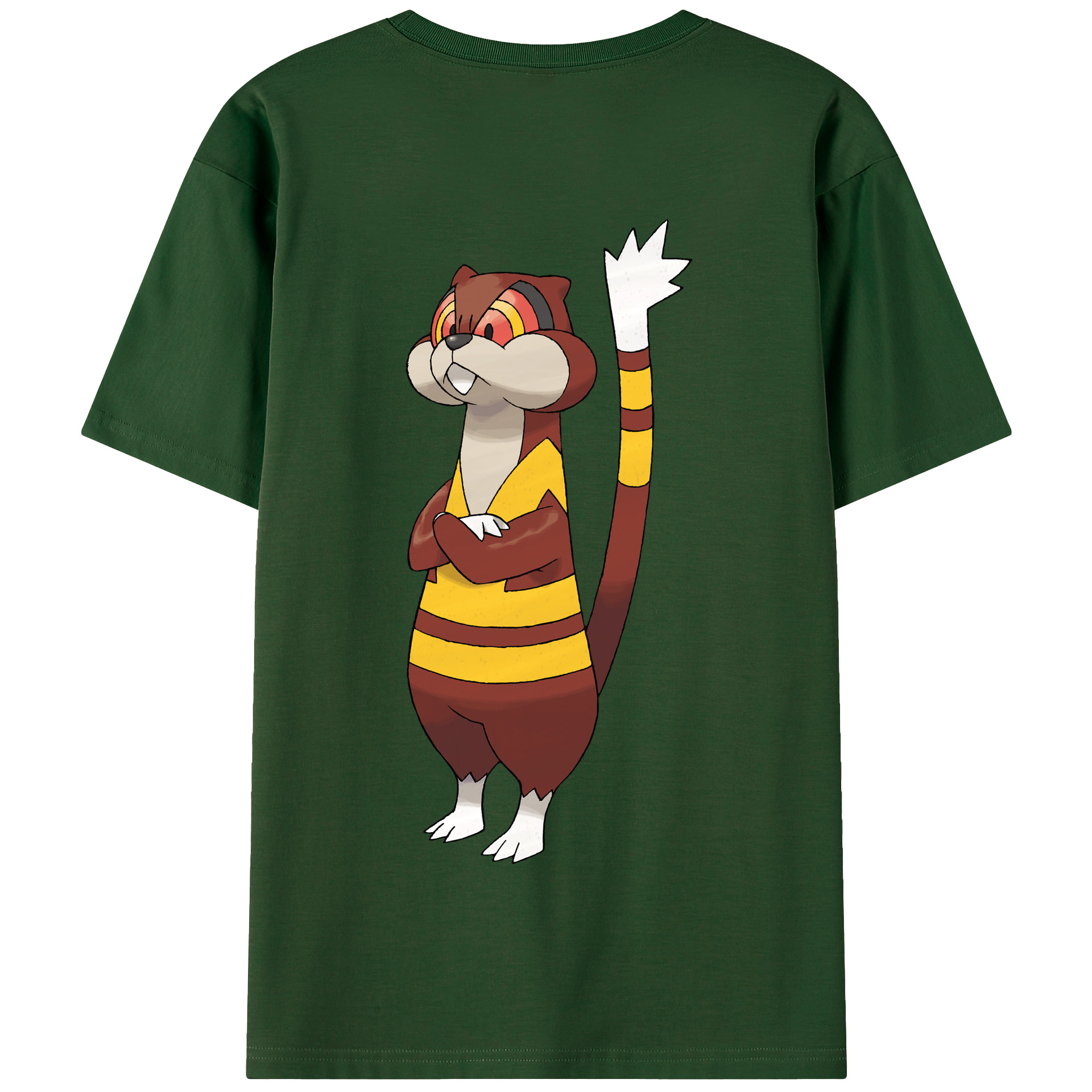 （画像用） ポケットモンスター Pokémon 綿100％半袖Tシャツ（背面プリント）